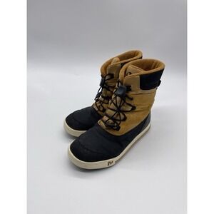 Merrell Snowbank 2 Waterproof Boots MY56187 Mens US 4M Gold/Black Lace-Up Thermo
